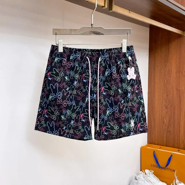 Psycho Bunny Shorts Rabbit Skull Print Drawstring product detail image 22