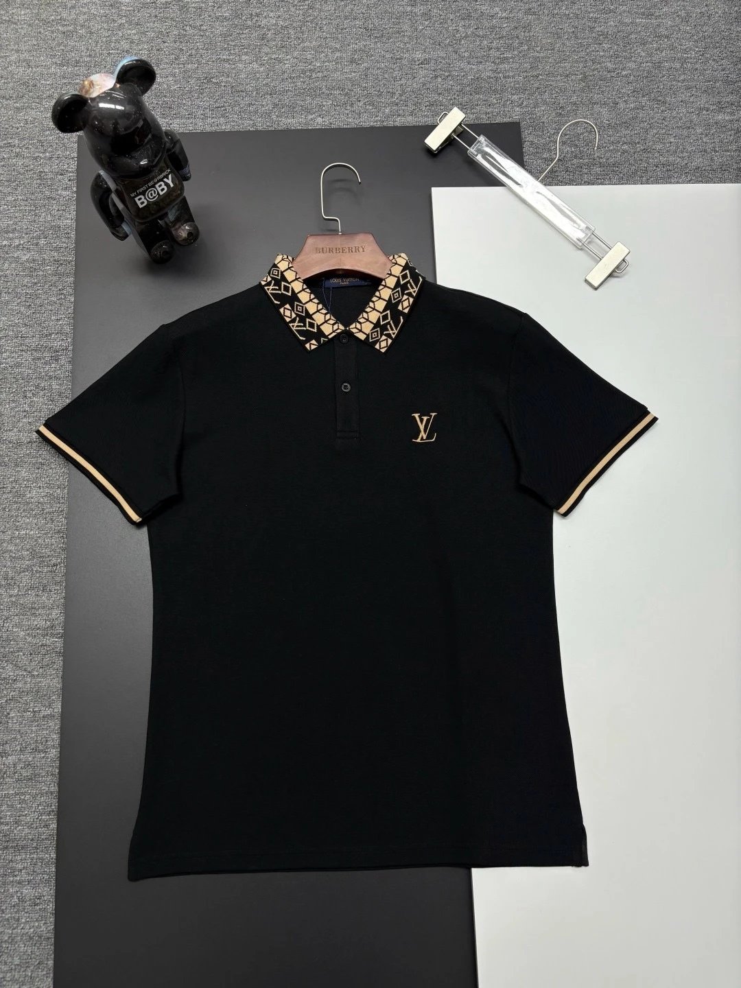 Louis Vuitton Multicolor Floral Logo White Polo Polo Shirt - 4