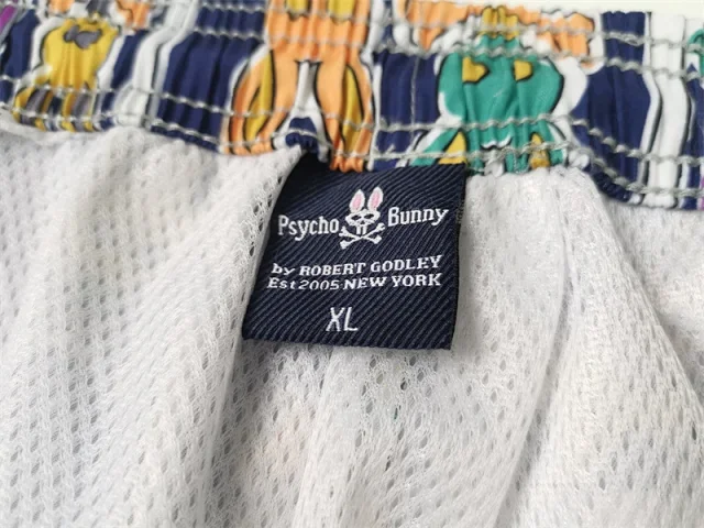 Psycho Bunny Swimwear Patterned drawstring swim shorts product detail image 20