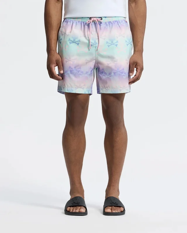 Psycho Bunny Shorts Drawstring with all-over graphic print product detail image 21
