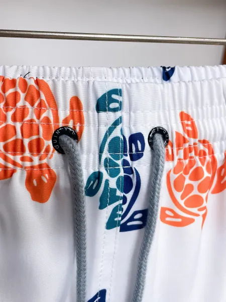 Design Paisley Floral Print Swim Trunks Gray Swimwear - 8