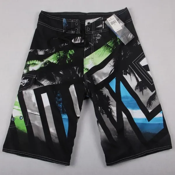 Design Monster Energy x Unknown Brand Boardshorts Black Gray Green Multicolor Shorts - 5