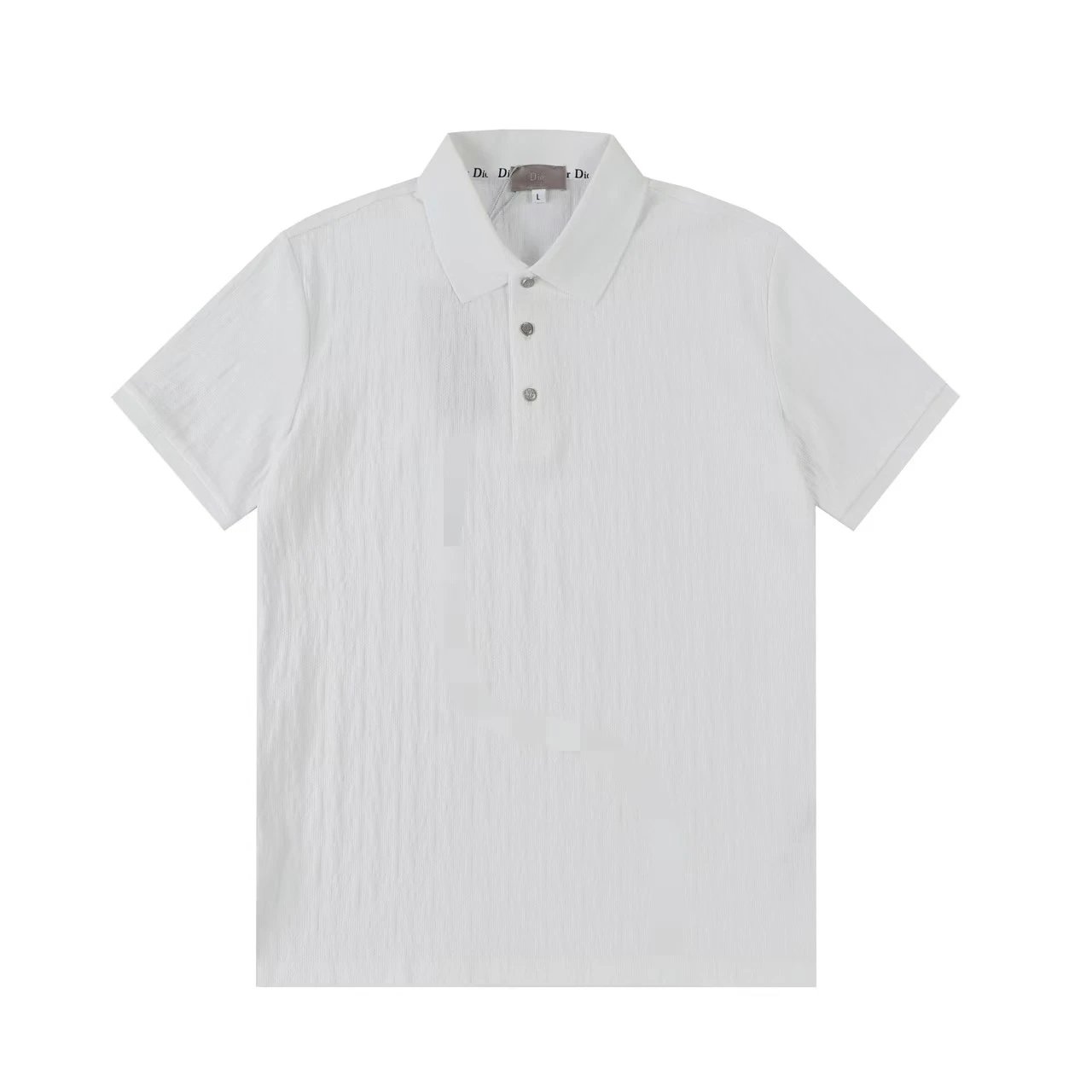 GCDS Logo Embroidered White Polo Polo Shirt - 24