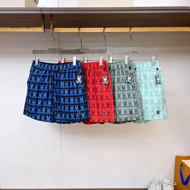 Psycho Bunny Shorts Rabbit Skull Print Drawstring product detail image 9
