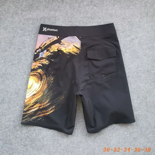 Design Hurley Phantom Star Spangled Boardshorts Black Shorts - 23