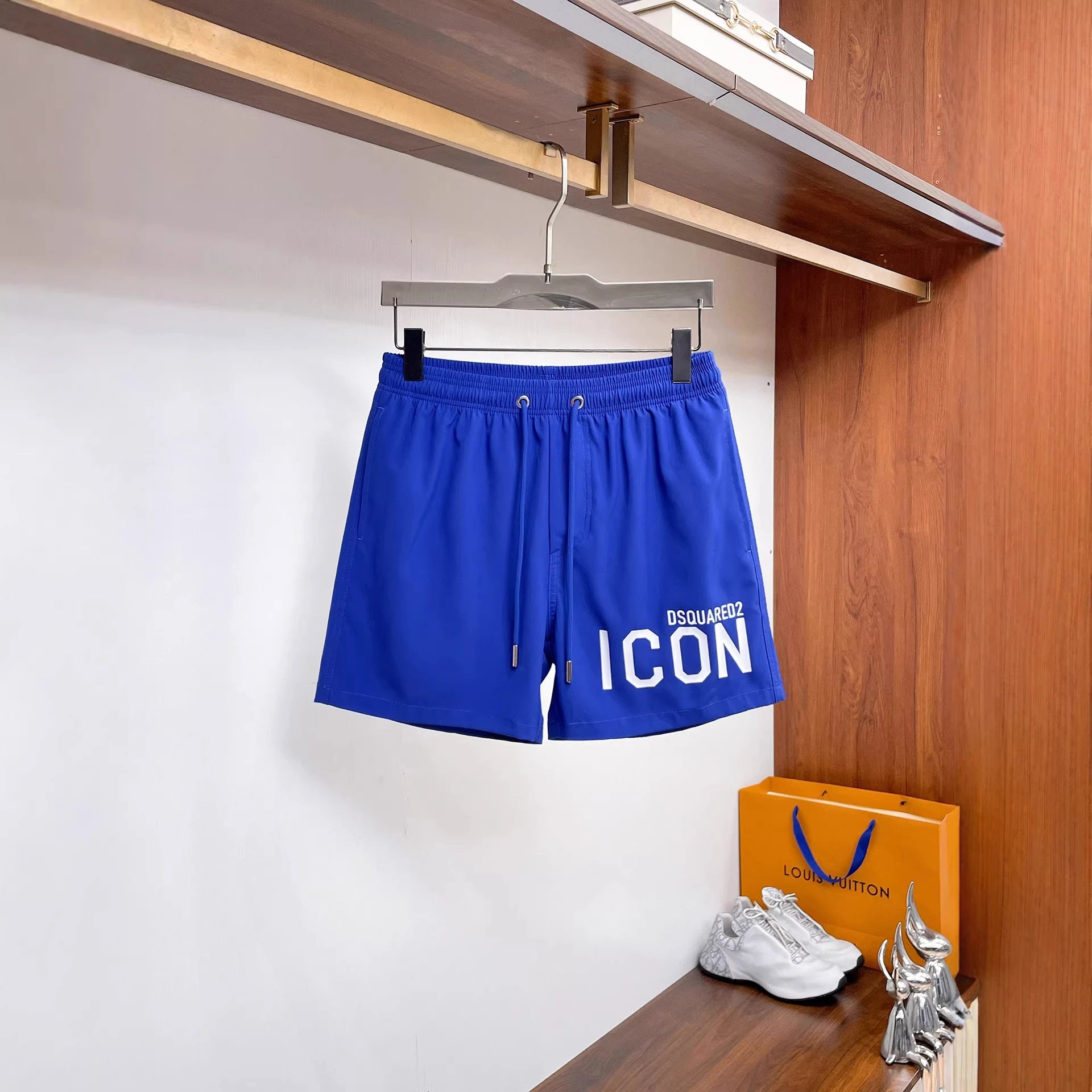 DSQUARED2 Shorts ICON Logo Print Drawstring image 3