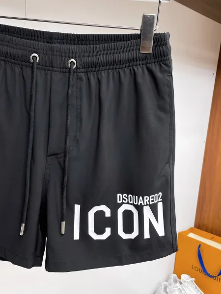 Dsquared2 Icon Print Blue Swim Shorts - 14
