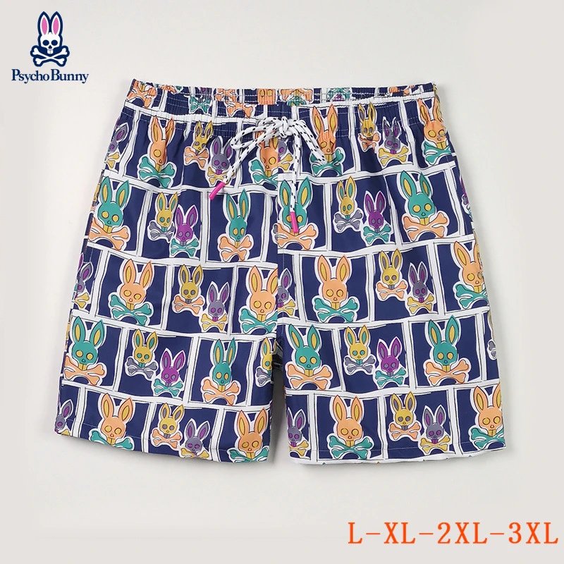 Psycho Bunny Swimwear Patterned drawstring swim shorts image 2
