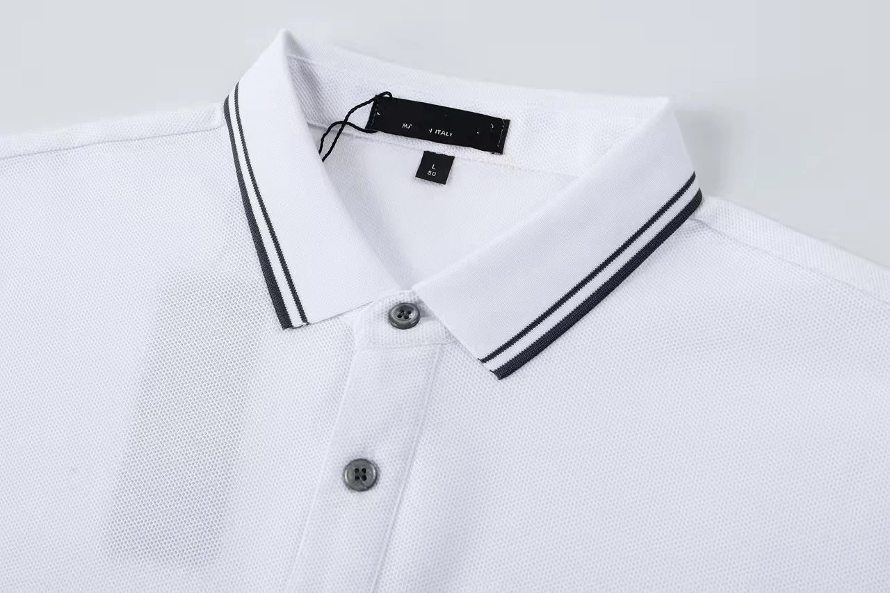 GCDS Logo Embroidered White Polo Polo Shirt - 13
