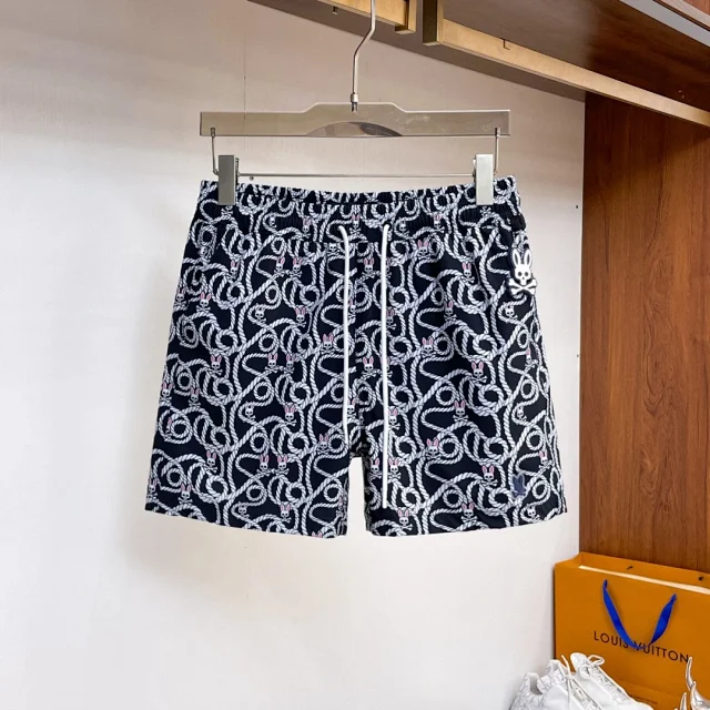 Psycho Bunny Shorts Drawstring with all-over graphic print product detail image 5