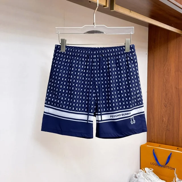 Psycho Bunny Shorts Drawstring with all-over graphic print product detail image 9