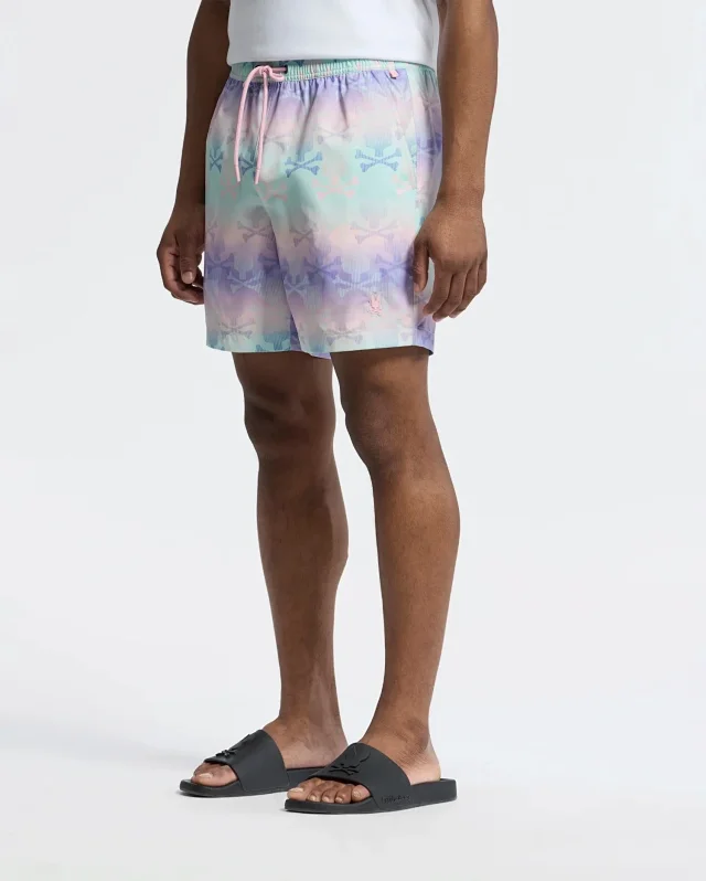 Psycho Bunny Shorts Drawstring with all-over graphic print product detail image 20