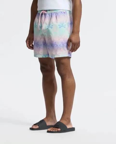 Design Bunny Psycho Skull Print Swim Shorts Multicolor Shorts - 20
