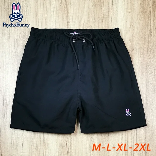 Psycho Bunny Swimwear Men's drawstring swim shorts with skull print product detail image 12