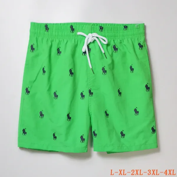 Polo Ralph Lauren Polo Pony Print Swim Trunks Red Swimwear - 8