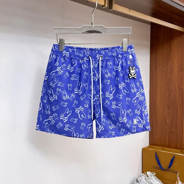 Psycho Bunny Shorts Rabbit Skull Print Drawstring product detail image 7