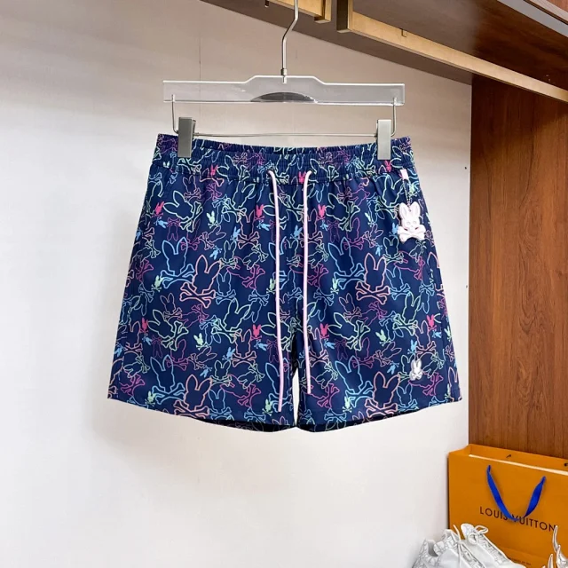 Psycho Bunny Shorts Rabbit Skull Print Drawstring product detail image 21