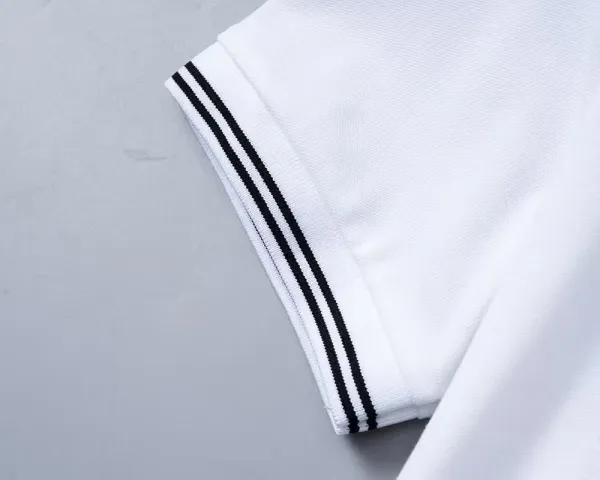 Moncler M Logo Black Polo Shirt - 4
