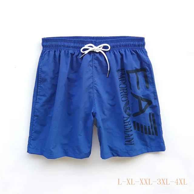 EA7 Emporio Armani Swimwear Logo Print Drawstring Swim Shorts product detail image 6