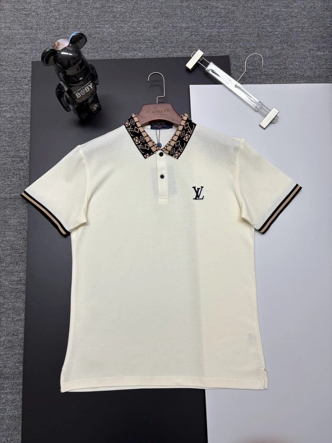 Louis Vuitton Multicolor Floral Logo White Polo Polo Shirt - 7