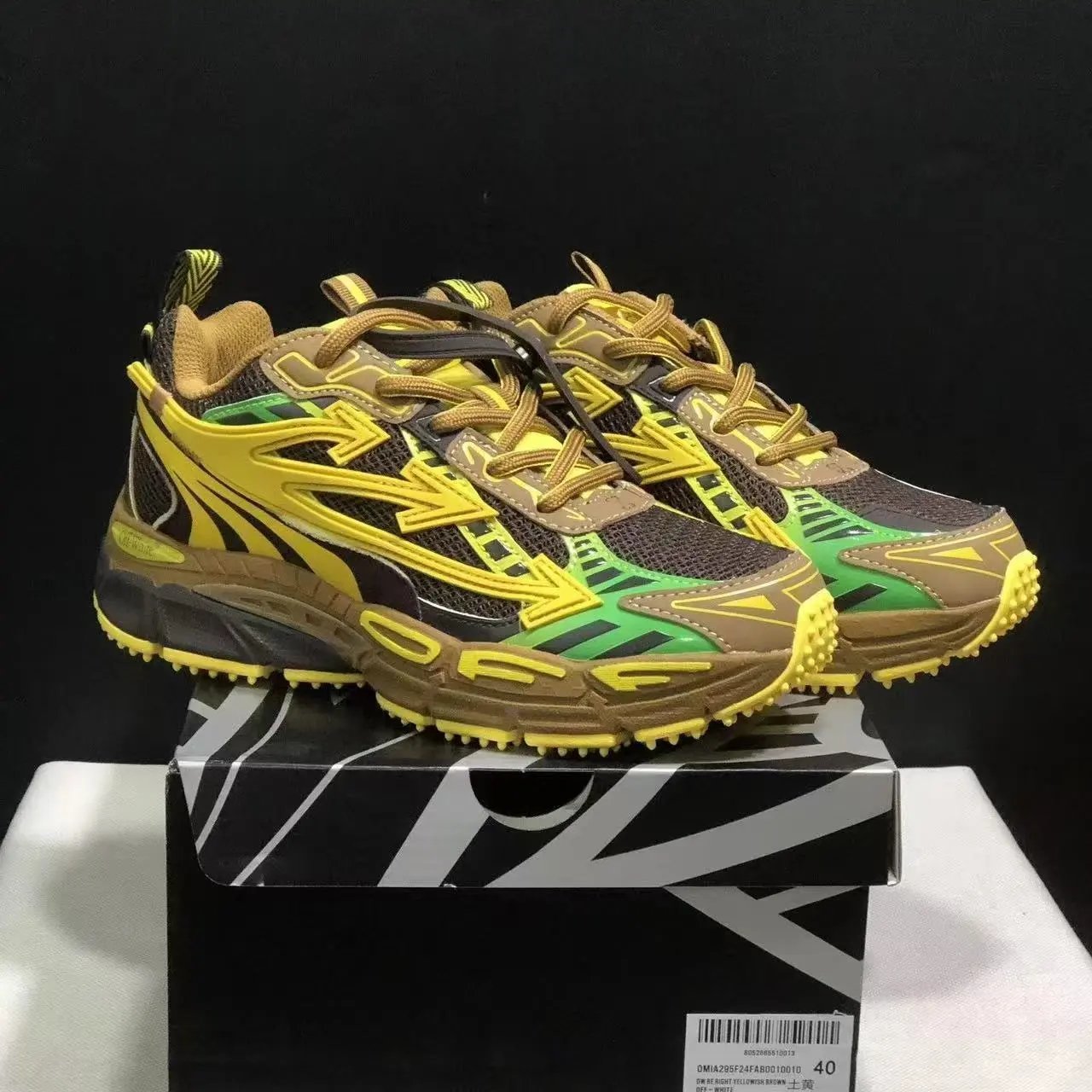 Off-White Sneakers Be Right Back chunky mesh with arrow overlays image 2