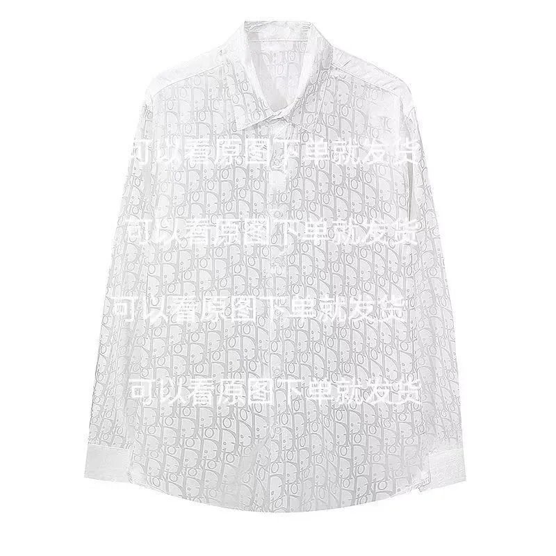 Dior Oblique Print Shirt Black - 7