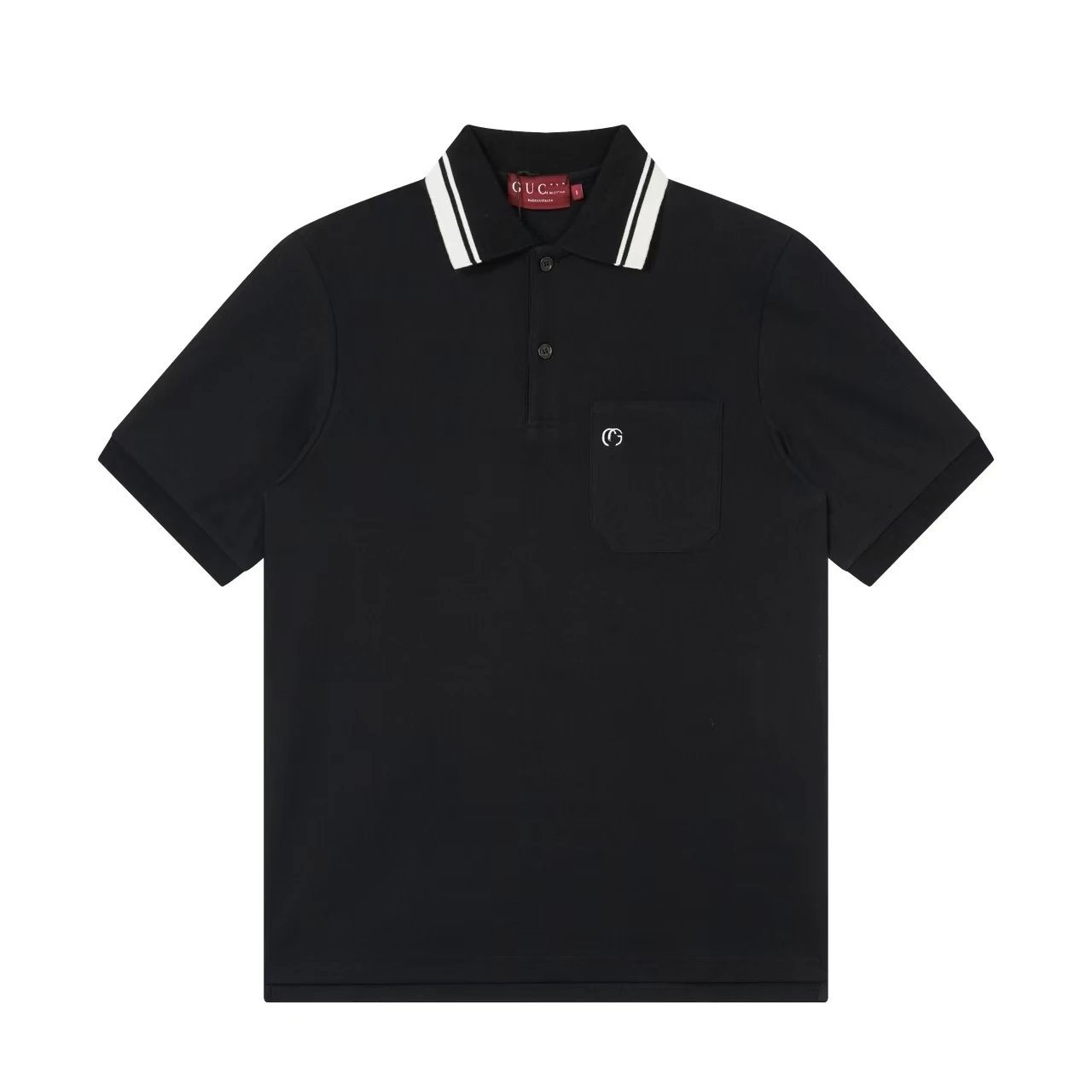Unbranded Shirts Short-Sleeve Polo Shirt with Contrast-Trim Collar image 4