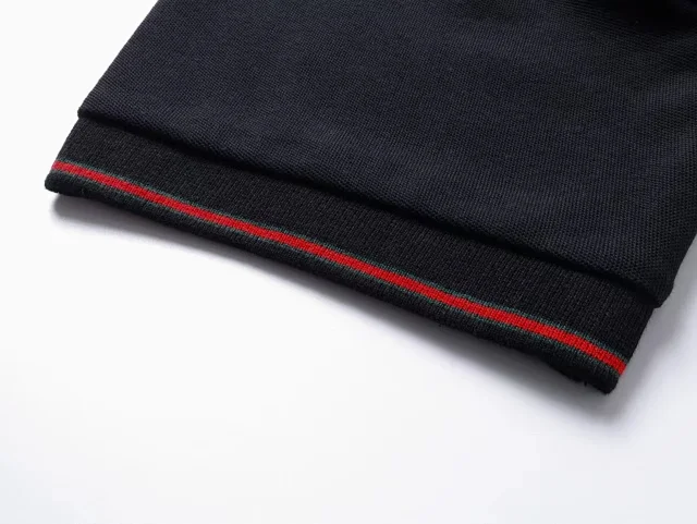 Unbranded Shirts Short-Sleeve Polo Shirt with Contrast-Trim Collar product detail image 4