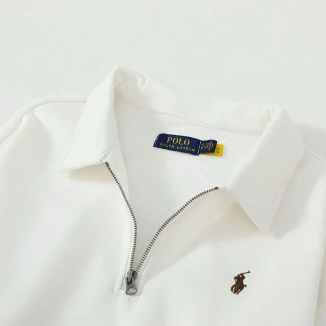 Polo Ralph Lauren Hoodies & Sweatshirts Embroidered Pony Quarter-Zip Collared Sweatshirt product detail image 3