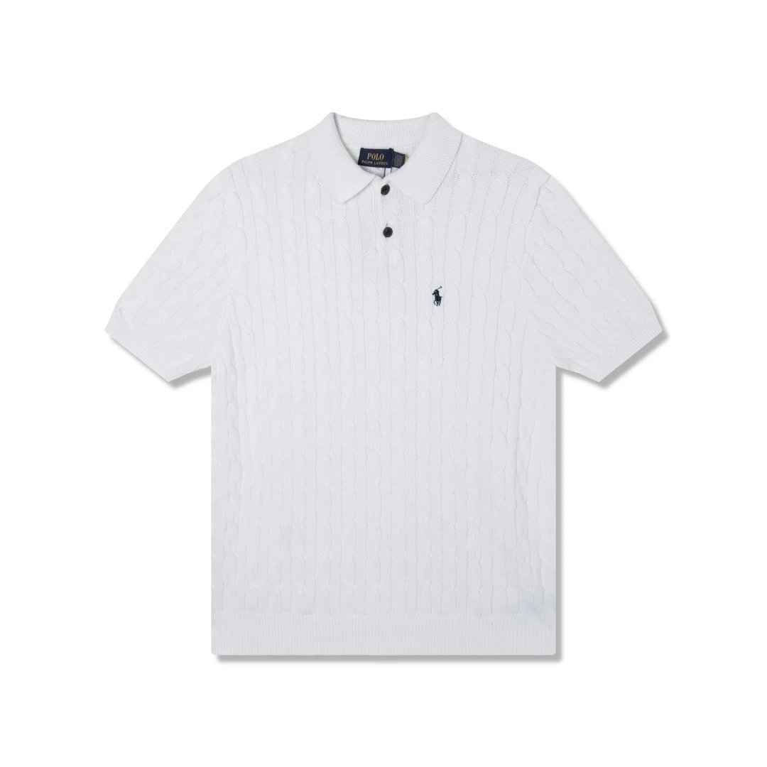 Ralph Lauren Knitwear Cable-Knit Short-Sleeve Polo image 2