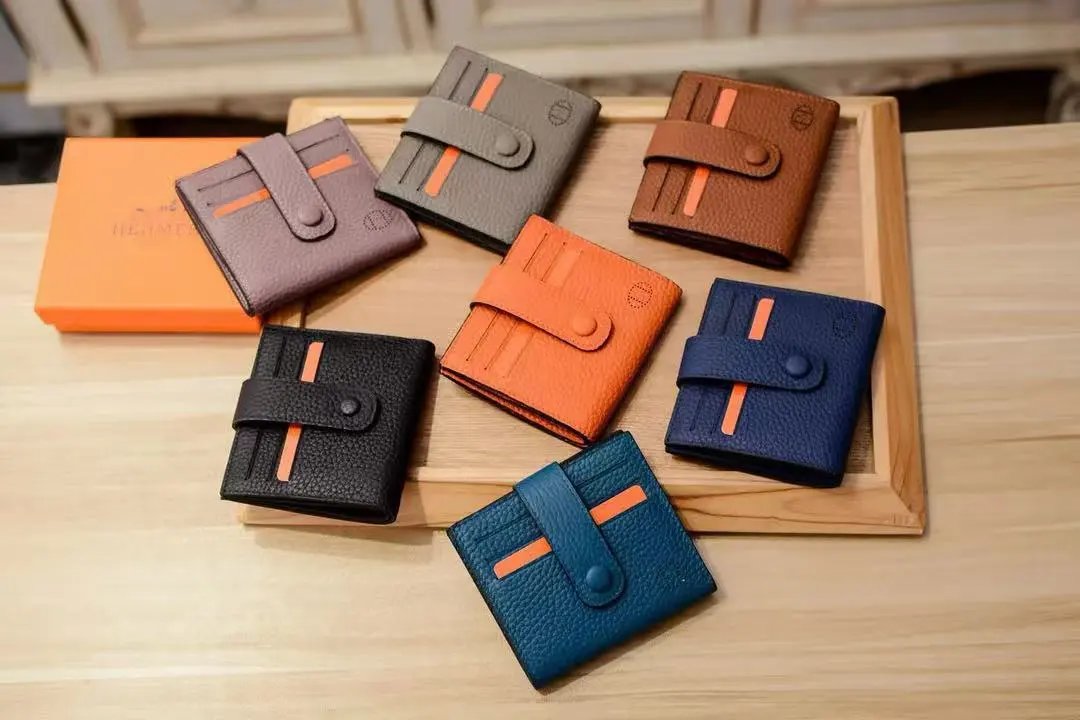 Tory Burch T39 and T40 Logo-Print Card Holders in Black / Beige and Brown / Beige Wallets - 5