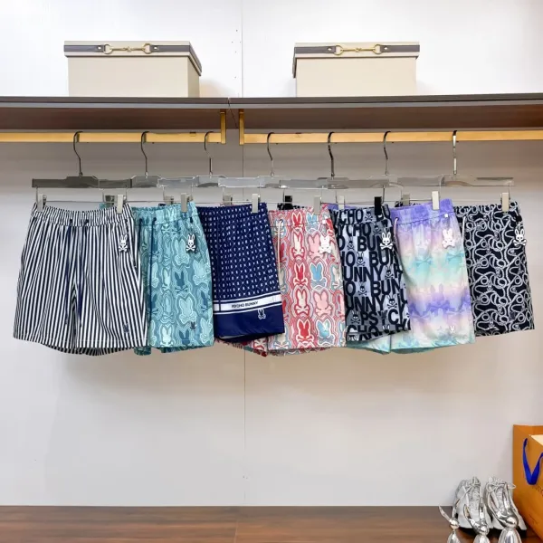 Design Bunny Psycho Skull Print Swim Shorts Multicolor Shorts - 3