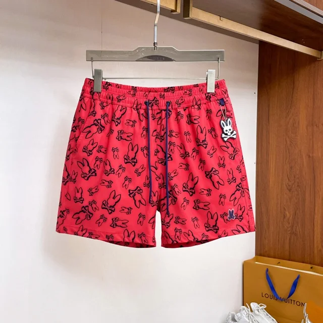 Psycho Bunny Shorts Rabbit Skull Print Drawstring product detail image 5