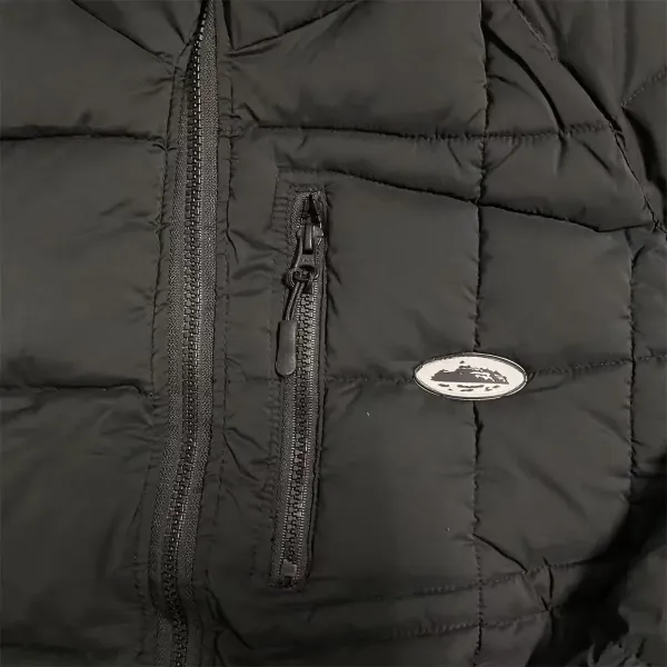 Design Puffer Jacket Olive Green Down Jacket - 15