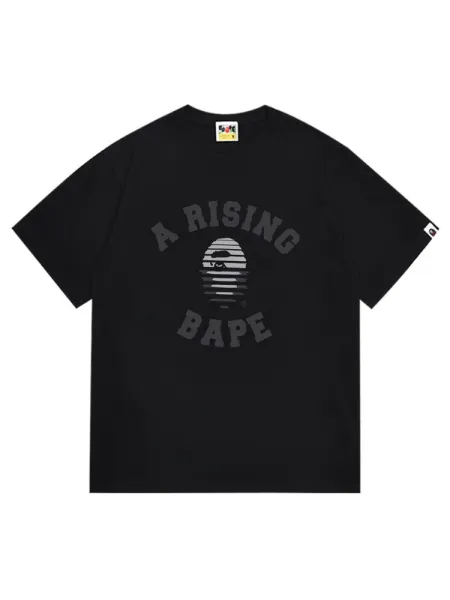 A Bathing Ape Don Life Circle Logo White T-Shirt - 3