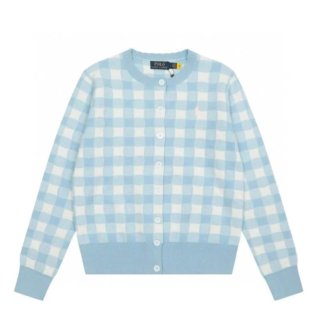 Polo Ralph Lauren Knitwear Gingham Button-Front Cardigan image 4