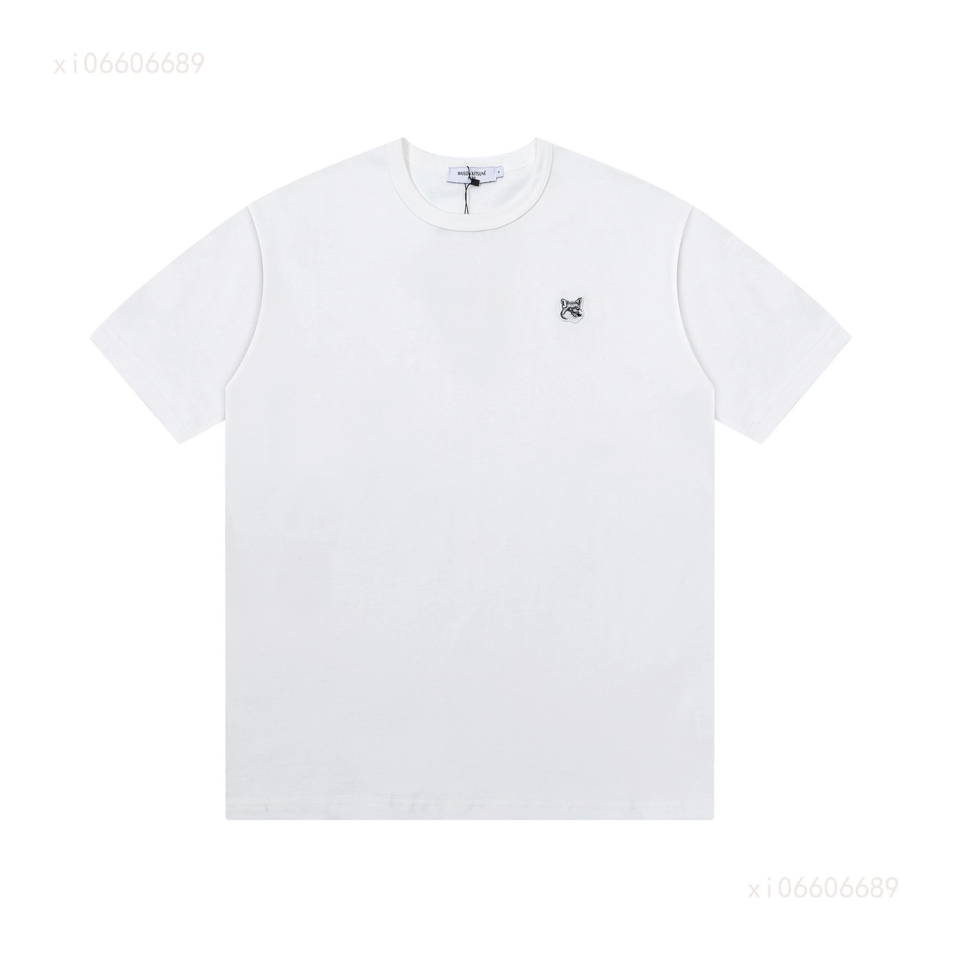 Maison Kitsuné Double Fox Embroidered Polo Black Polo Shirt - 40