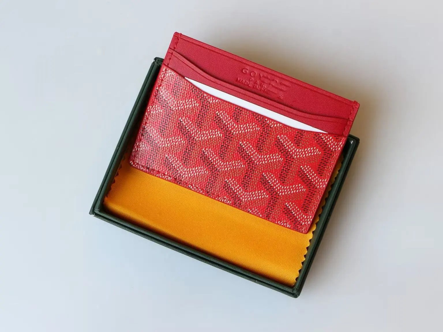 Goyard Saint Sulpice Card Holder Blue Multicolor - 7