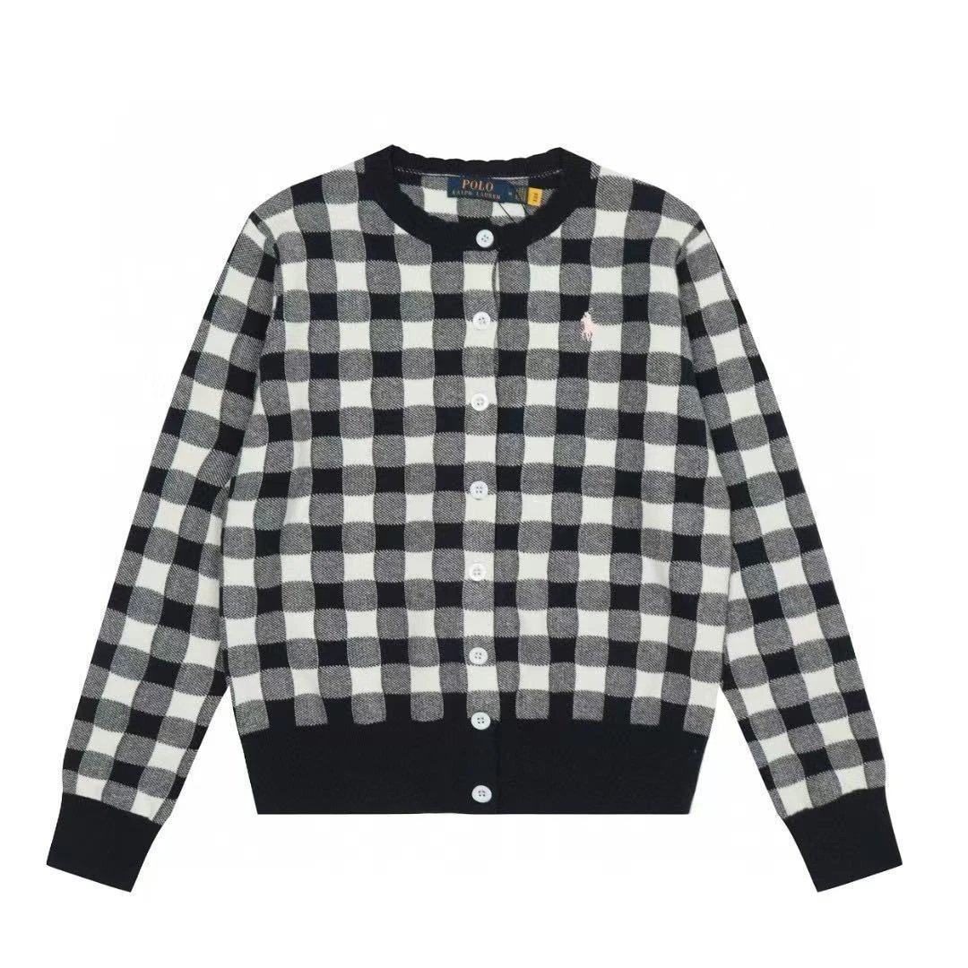 Polo Ralph Lauren Knitwear Gingham Button-Front Cardigan image 5