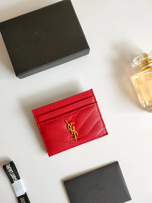 Saint Laurent Wallets & Card Holders Quilted Monogram Holder product detail image 8