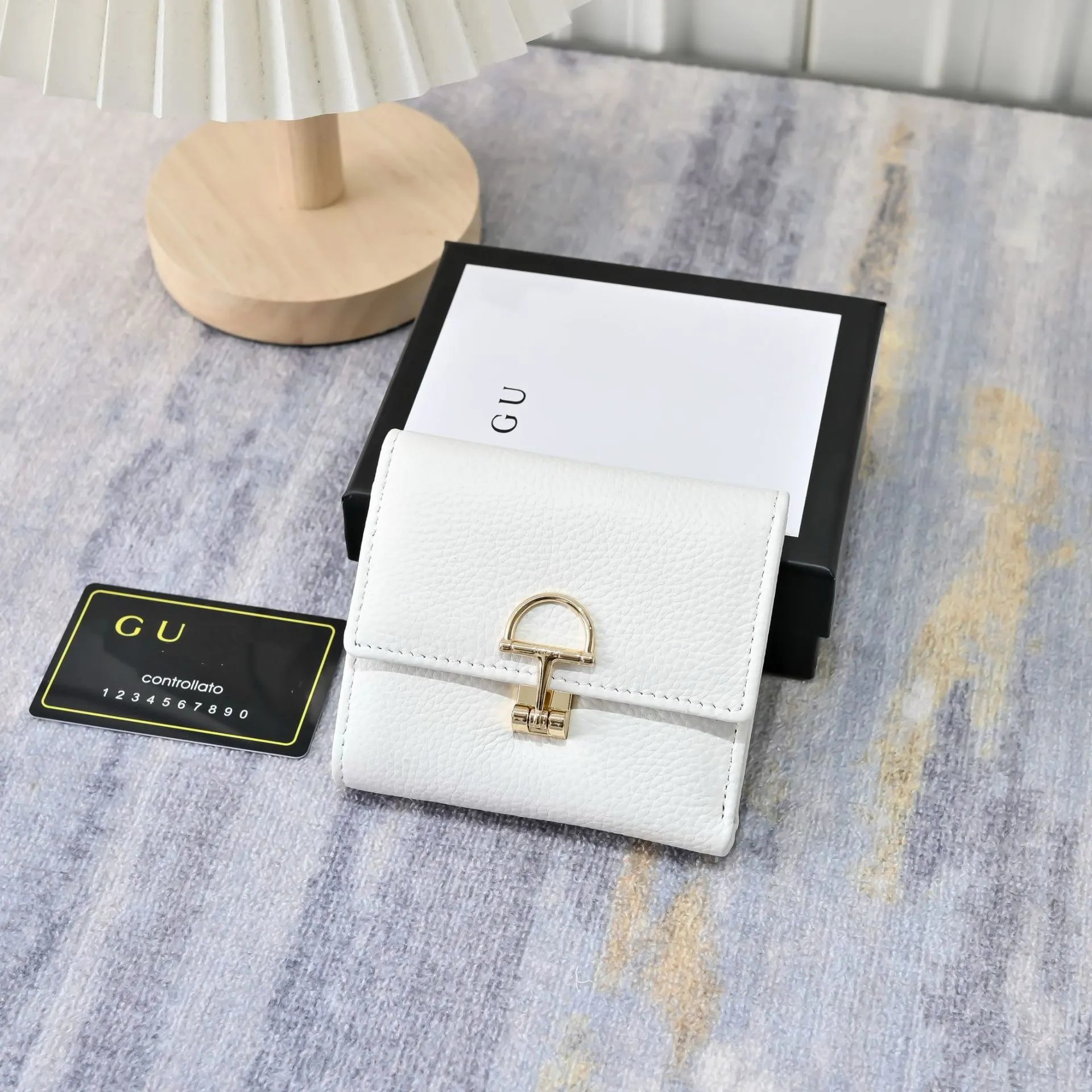 Gucci Horsebit Mini Wallet Black Leather Short Wallet - 4