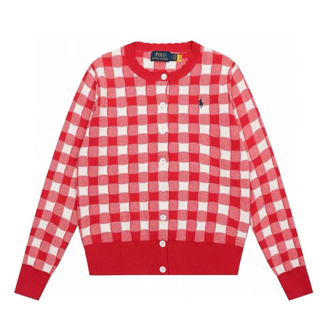 Polo Ralph Lauren Knitwear Gingham Button-Front Cardigan image 2