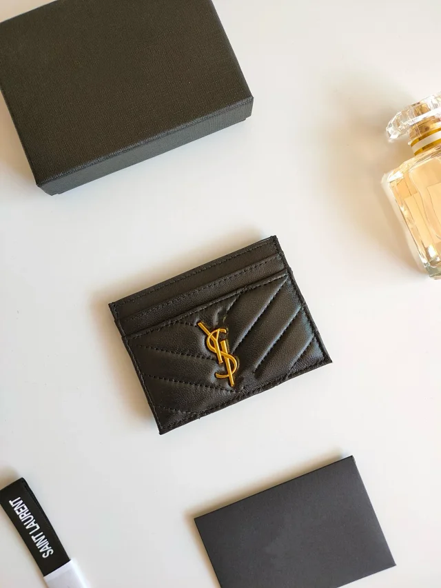 Saint Laurent Wallets & Card Holders Quilted Monogram Holder product detail image 23