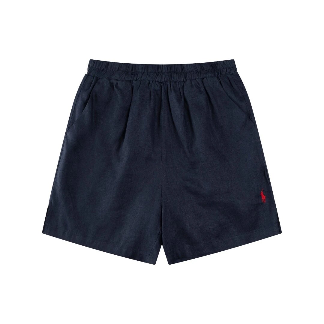 Polo Ralph Lauren Shorts Embroidered Pony Elastic-Waist — Navy