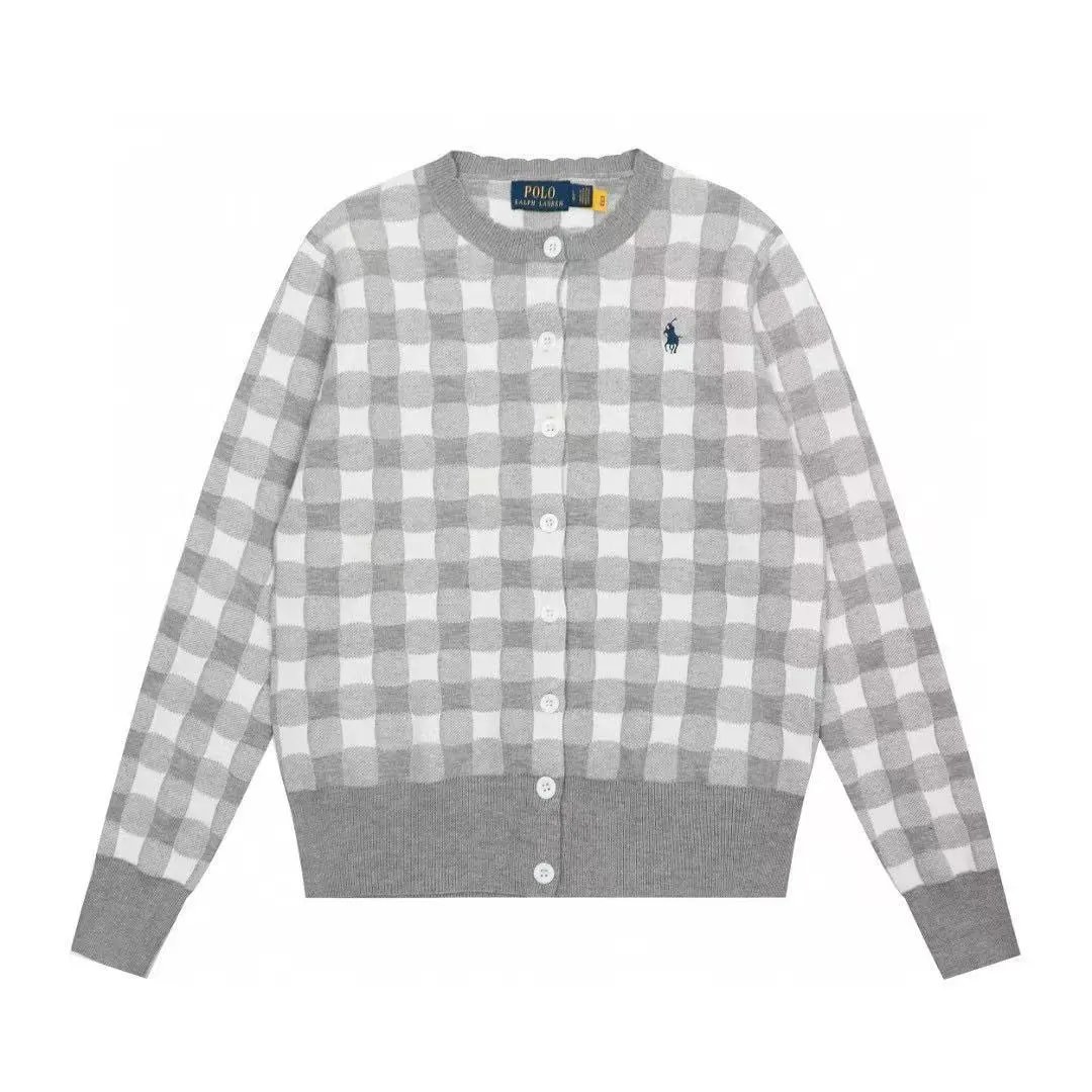 Polo Ralph Lauren Knitwear Gingham Button-Front Cardigan image 3