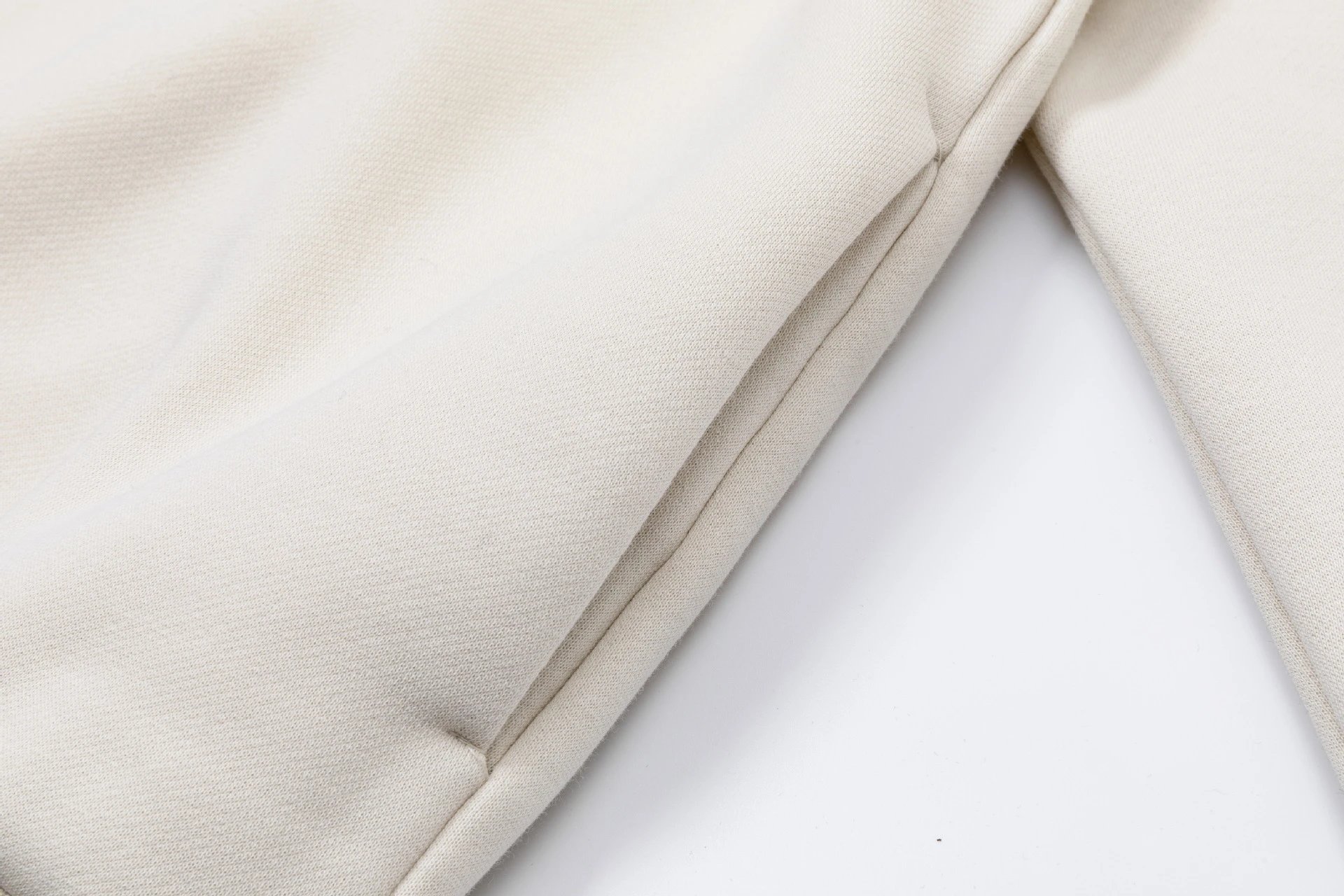 Design Revolution! Distressed Hoodie Beige - 13