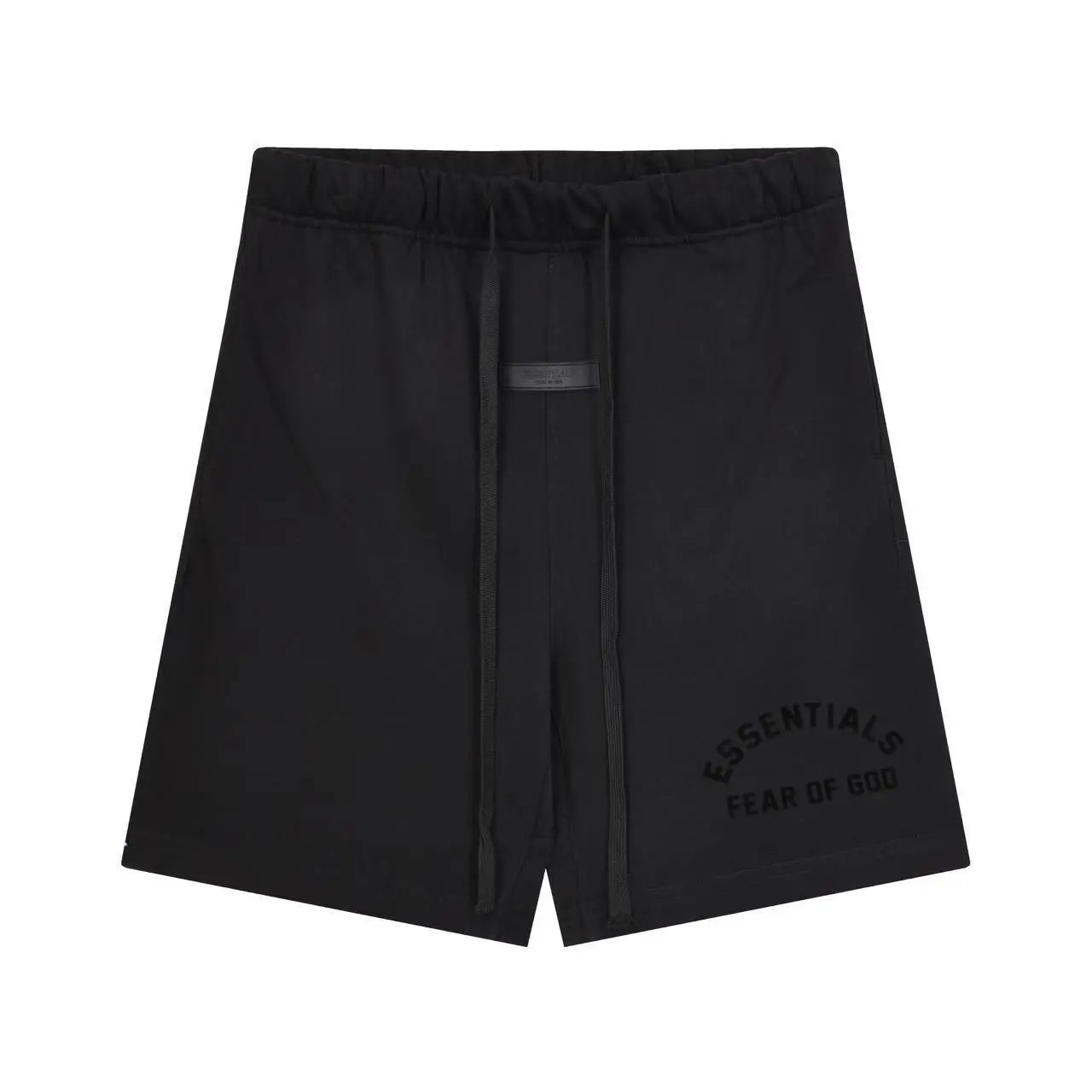 Fear of God Essentials Logo Print Heather Gray Shorts - 14