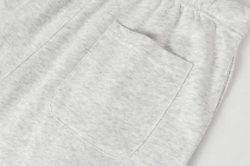 Fear of God Essentials Logo Print Heather Gray Shorts - 9