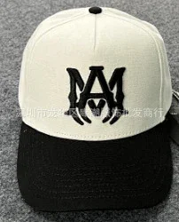 AMIRI Hats Mesh Trucker Cap with Embroidered Three-Star or Monogram Design product detail image 45