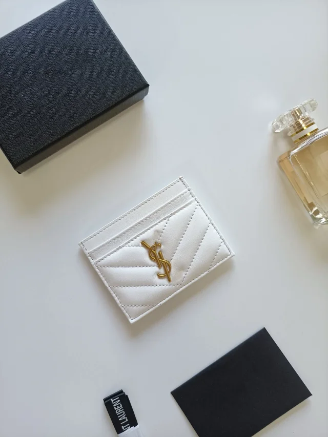 Saint Laurent Wallets & Card Holders Quilted Monogram Holder product detail image 11